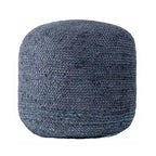 Pouf ottoman Nuloom Bristol tressé en jute solide