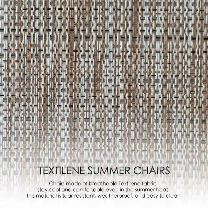 Chaise berçante d'extérieur, à sangle, bleue/beige/grise, 1 personne, capacité de 158 kg