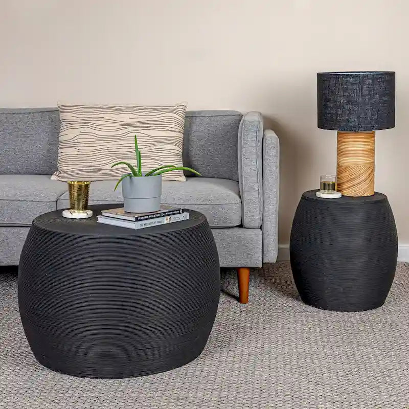 Table d'appoint en rotin