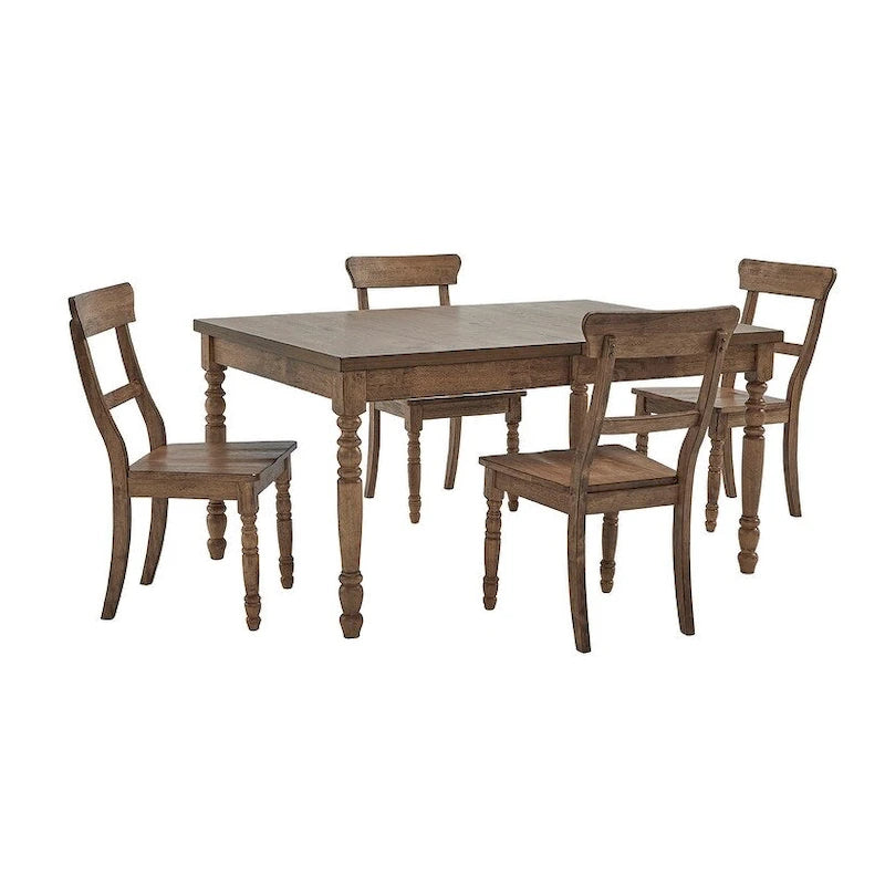 Chaise de salle à manger à barreaux (lot de 2)