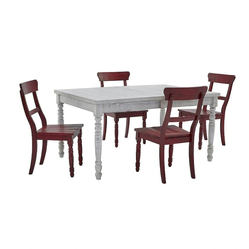 Chaise de salle à manger à barreaux (lot de 2)