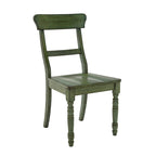 Chaise de salle à manger à barreaux (lot de 2)