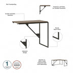 Bureau industriel en L, gris/blanc, 2 personnes